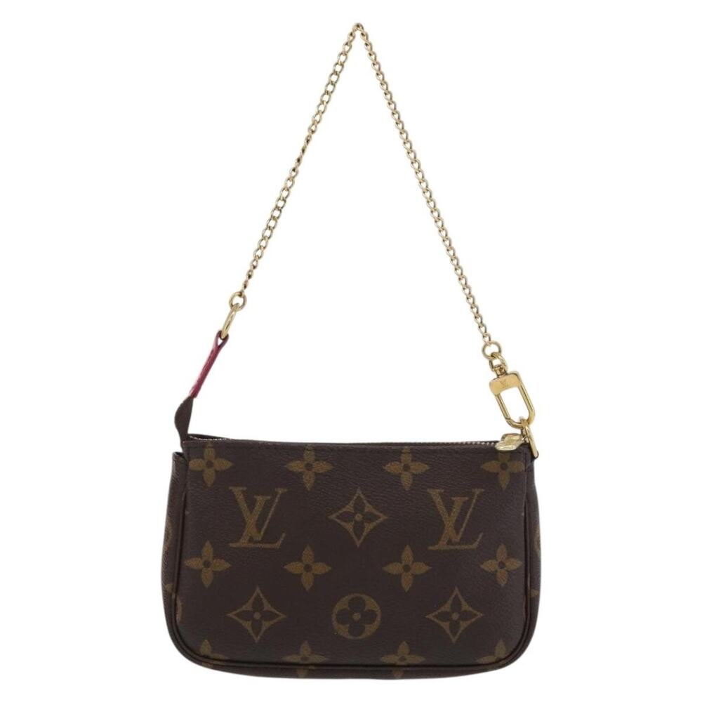 Louis Vuitton Monogram Vivienne Mini Pochette Accessoires Brown Pouch